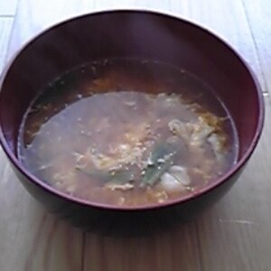韓国風 コチジャンスープ